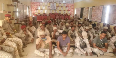التميز العسكري والمحافظة عليه"  في محاضرة توعوية للكتيبة الخاصة بحضرموت