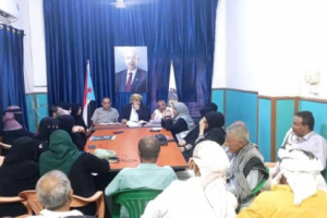 انتقالي خورمكسر يناقش خطط وبرامج الهيئة في المديرية