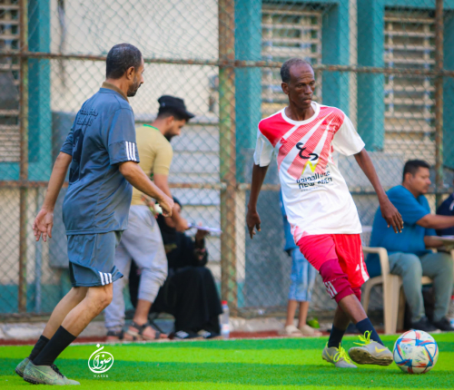 حسان ابين يدك شباك لحج بالعشرة في بطولة أندية عدن للمخضرمين