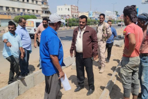 مدير عام المنصورة يثمن دور القطاع الخاص في تحسين الصورة الجمالية للمديرية