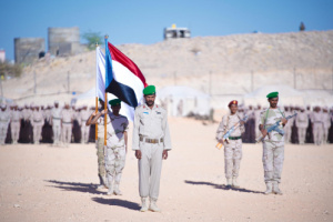 تخرج دفعة جديدة من "اللواء الرابع مشاة" في معسكر الشهيد أحمد محسن السليماني بشبوة