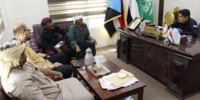 رئيس تنفيذية انتقالي حضرموت يطلع على أحوال مديرية حجر