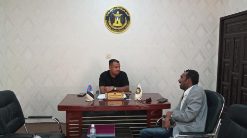 الطمبشي يلتقي مؤسس مبادرة من حقي كمعاق بالمكلا