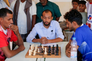 الكريحي كنعان يشهد منافسات بطولة الشطرنج ضمن مهرجان سقطرى الرياضي الأول