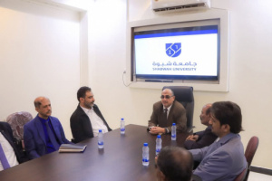 فريق التواصل بالمجلس الانتقالي يلتقي رئاسة جامعة شبوة