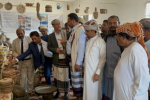 فريق التواصل بالمجلس الانتقالي الجنوبي يزور متحف حبان للموروث الشعبي