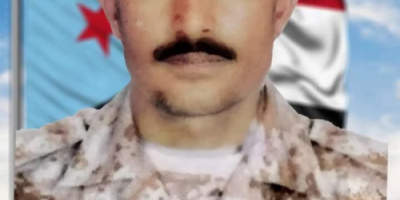 العميد الحوشبي يعزي في إستشهاد  القيادي عبدالعليم حسن في جبهة حجر بالضالع
