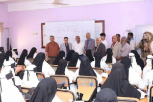 فريق التواصل بالمجلس الانتقالي يتفقد المعهد العالي للعلوم الصحية في محافظة لحج