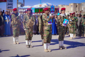 ‏بحضور قيادة السلطة المحلية والقيادات الأمنية والعسكرية: تشييع لجثمان العميد علي صالح مسعد في عتق