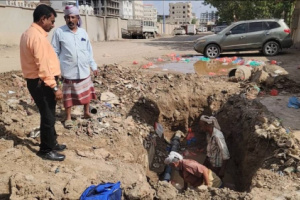 إعادة ضخ المياة لمنطقة السنافر وبعض أحياء الكثيري بمديرية المنصورة