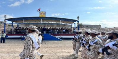 فريق التواصل بالانتقالي يشهد عرضاً عسكرياً للواء بارشيد بمناسبة تدشين المرحلة الأولى من العام التدريبي 2025م