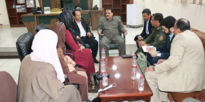 نائب مدير أمن العاصمة عدن يلتقي ممثل مؤسسة برجهوف الألماني