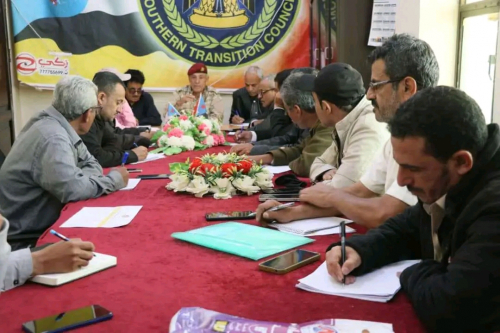 تنفيذية انتقالي الضالع تعقد اجتماعها الدوري لشهر يناير تنفيذية انتقالي الضالع تعقد اجتماعها الدوري لشهر يناير