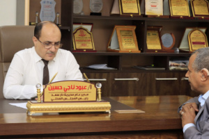 مدير عام دارسعد يطلع على الترتيبات الاخيرة لافتتاح المعرض الرمضاني
