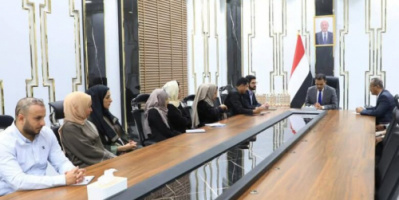 أمين عام حضرموت يناقش مع منظمة برجهوف الألمانية سبل التنسيق والتعاون المشترك