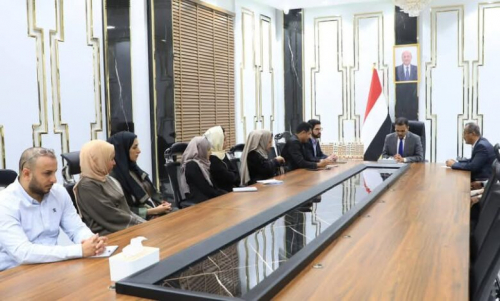 أمين عام حضرموت يناقش مع منظمة برجهوف الألمانية سبل التنسيق والتعاون المشترك