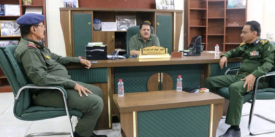 العميد جبر واللواء مساعد يدشنان الحملة الوطنية الأمنية في شرطة العاصمة عدن