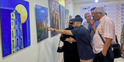 مدير عام صيرة يفتتح معرض "أطلق فنك" لتعزيز السلام والتماسك المجتمعي