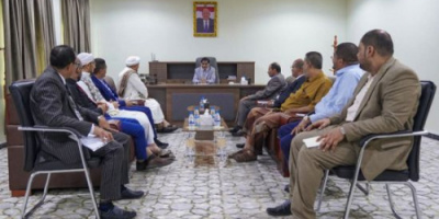 اللواء البحسني يستقبل لجنة قضاة حضرموت ويطلع على مطالبها
