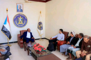 رئيس انتقالي شبوة يلتقي إدارة السكن الطلابي لأبناء محافظة شبوة في العاصمة عدن