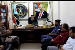 رئيس تنفيذية انتقالي لحج يطلع على جهود شرطة النجدة بالمحافظة