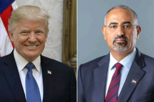 الرئيس الزُبيدي يُعزَّي الرئيس ترامب في ضحايا حادث تحطم الطائرتين في واشنطن