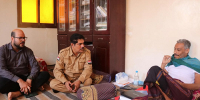 العميد المحمدي يطمئن على صحة الأديب الدكتور أحمد هادي باحارثة