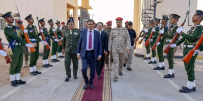 اللواء البحسني يدشن الفصل الدراسي الثاني بكلية الشرطة بحضرموت