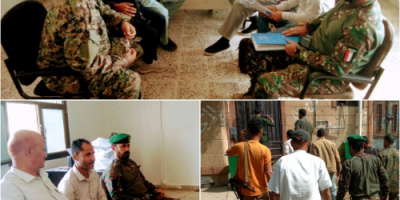 قانونية انتقالي لحج تتفقد الأوضاع القانونية والإنسانية للسجناء في إدارة أمن حالمين