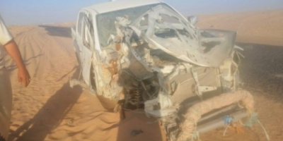 إصابة ثلاثة مغتربين جراء انفجار لغم في صحراء الجوف