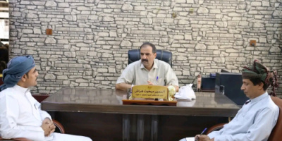 قيادة انتقالي المهرة تزور مكتب التربية وتبحث تعزيز التعاون التعليمي
