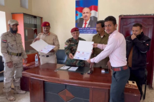 العمليات العسكرية المشتركة لجبهات الضالع تكرم قادة النقاط الطبية