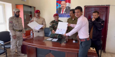 العمليات العسكرية المشتركة لجبهات الضالع تكرم قادة النقاط الطبية