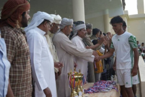 المحافظ الثقلي يتوج نادي النصر ببطولة السلطان علي بن عفرار لكرة القدم للأندية