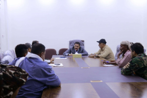اللواء الشعيبي يعقد اجتماعا هاما بمندوبي شعبة الفنادق بالعاصمة عدن لمناقشة تعزيز العمل الأمني