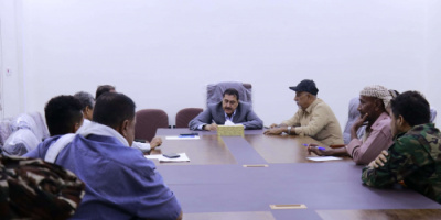 اللواء الشعيبي يعقد اجتماعا هاما بمندوبي شعبة الفنادق بالعاصمة عدن لمناقشة تعزيز العمل الأمني