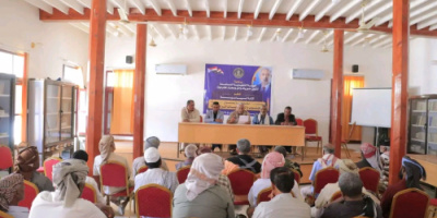 انتقالي وادي حضرموت يقيم محاضرة توعوية بعنوان "الجنوب والتحديات الراهنة"