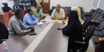 الأمانة العامة تطلع على سير العمل في المؤسسة المحلية للمياه والصرف الصحي بالعاصمة عدن