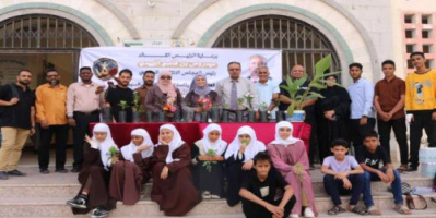 الأمانة العامة تدشّن مبادرة تشجير مدارس العاصمة عدن