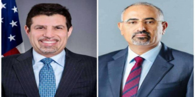 الرئيس الزُبيدي يناقش مع السفير الأمريكي مستجدات الأوضاع الاقتصادية والأمنية في بلادنا