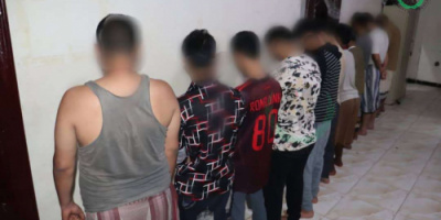 حزام العاصمة عدن تطيح بشبكة ترويج مخدرات وتصادر كميات من الحشيش والشبو