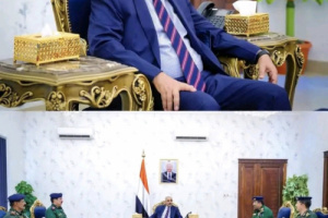الرئيس الزُبيدي يشدد على سرعة تنفيذ مصفوفة قرار تصنيف مليشيا الحوثي كمنظمة إرهابية