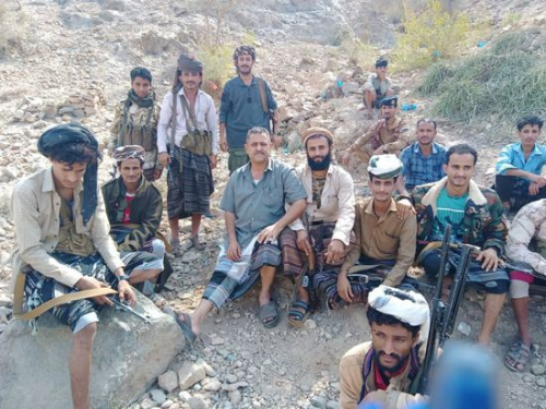 قوات اللواء الخامس حزم يتسلم جبهة عهامه الحدودية قوات اللواء الخامس حزم يتسلم جبهة عهامه الحدودية