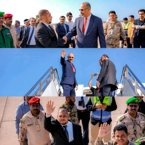 زيارة الرئيس الزُبيدي لمحافظات الجنوب .. مرحلة جديدة من الاستقرار والتنمية (تقرير ) زيارة الرئيس الزُبيدي لمحافظات الجنوب .. مرحلة جديدة من الاستقرار والتنمية (تقرير )