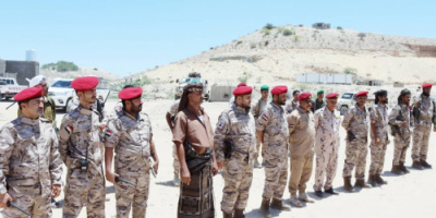 لجنة رئاسية تنفذ نزولاً ميدانياً لمعايدة المقاتلين في وحدات محور أبين القتالي
