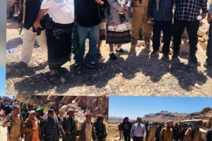 بحضور قيادات بارزة .. منطقة اشمان بالشعيب تشهد صلح قبلي بين أولاد ناصر صالح وأولاد قاسم محمد