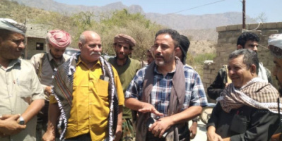 رئيس تنفيذية انتقالي أبين يلتقي قيادتي الانتقالي والسلطة المحلية في لودر