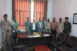 القاضي فصيع يتفقد مستوى العمل في محكمة ونيابة المنطقة العسكرية الثانية 