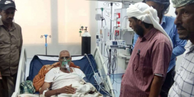 انتقالي سقطرى يطمئن على الحالة الصحية للشخصية الاجتماعية محمد طاهر