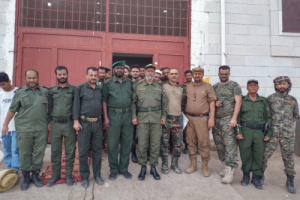 إجراء عملية التسليم والاستلام بين الخلف والسلف لإدارة السجن المركزي بلحج 